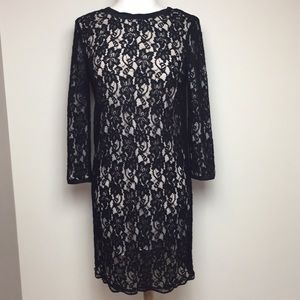 Aritzia Wilfred Black Lace Dress XXS 0 2